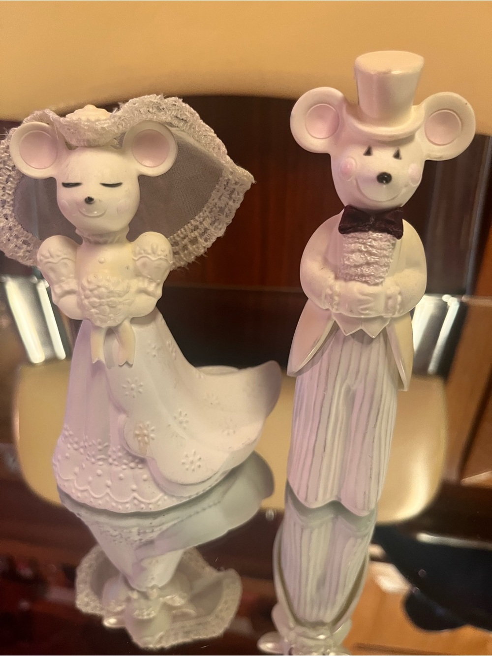 Avon Church Mouse Bride and Groom